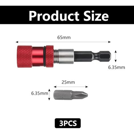 Porte Embouts Rouge pour Cloison Sèche (1/4)
