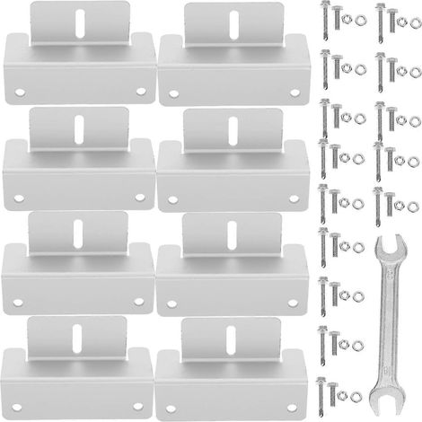 8pcs Solar Panel Mounting Z Bracket Solar Panel Supporting Kit For RV Motorhome (1/5)