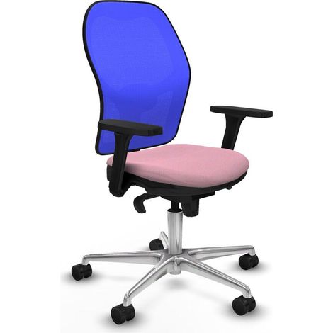 Piqueras y Crespo Jorquera Chaise de bureau rose ergonomique (1/3)