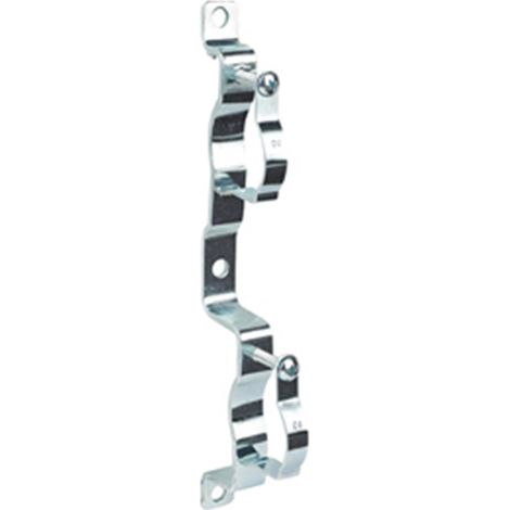 Giacomini – Support collecteur 3/4' en métal – Isolation acoustique – Compatible collecteurs R580C/R585C – Entraxe 110 mm