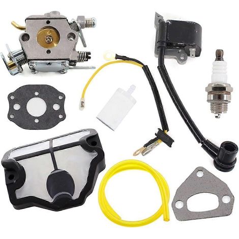 Bobine d'allumage à carburateur pour tronçonneuse Husqvarna 136 137 141 142 36 41 142E C1Q-W29E, filtre à air, bobine d'allumage 530071987 (1/5)