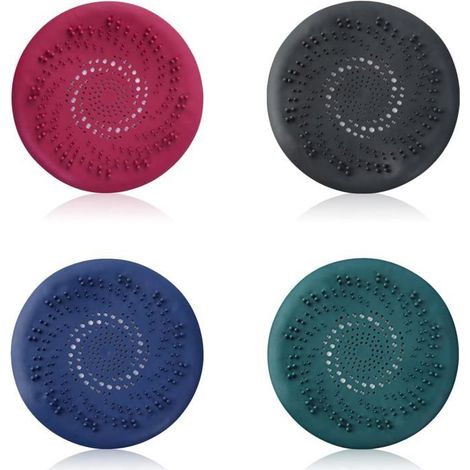 Attrape-cheveux de douche,drain avec ventouse, couvercle de drain de douche, bouchon pour salle de bain,baignoire (4 pièces,15cm) (1/5)
