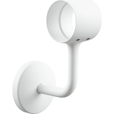 Rothley Matt White Stair Handrail Connecting Wall Bracket (1/4)
