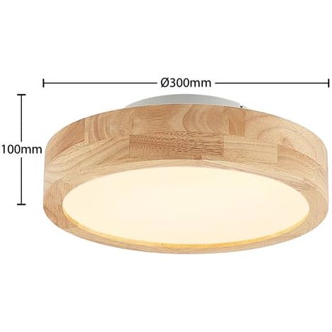 [GEBRAUCHT] Lindby Lanira Led Deckenlampe Hängelampe Lampe Leuchte 17,5 W Eichenholz 30 Cm547 B-Ware