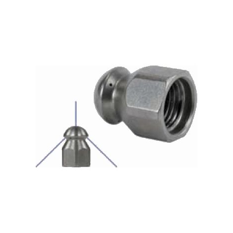 Buse de canalisation avec jet frontal 1/4F - calibre - 04 (1/2)