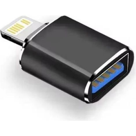 Hub USB,Adaptateur OTG USB 3.0 male vers USB 3.0 pour IOS 13 ci-dessus,compatible avec iPhone 14 13 - Black[E4901]