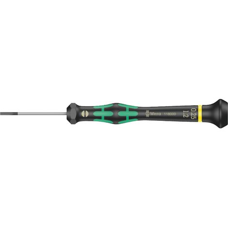 Wera 2035 Elektronik- u. Feinmechanik Schlitz-Schraubendreher Klingenbreite: 2.5 mm Klingenlänge: 40