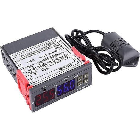 Digitales Thermostat/Hygrostat für Inkubator/Kühlschrank – 24 V