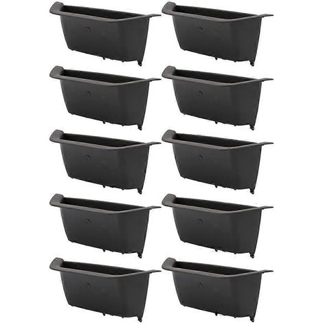 Lot de 10 poignées de porte intérieures compatibles avec BMW F25 F26 X3 X4 (2011-2017), avant gauche, noires. (1/5)