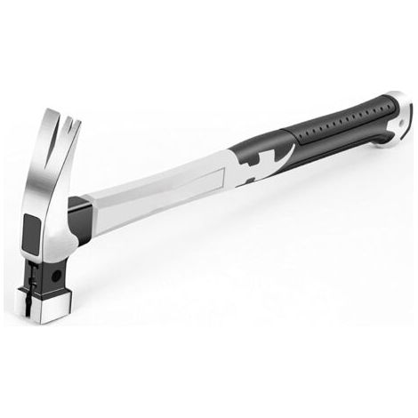 Marteau de charpentier à griffes – Acier à haute teneur en carbone – Poignée ergonomique antidérapante – Pour clous et bois dur