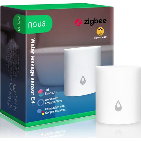 Sensore di perdite d'acqua Nous e4 ZigBee 3.0 IP66 (1/5)
