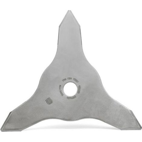 Couteau à herbe épaisse 255mm – Lame 3 dents pour débroussailleuse – Alésage 25.4mm – Performance optimale pour terrains difficiles (1/2)