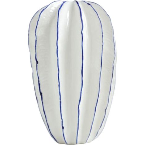 Vase en Céramique Forme Fruit Déco Moderne Taille Longue Décor Minimaliste Intérieur Salon Bureau Chambre (1/5)