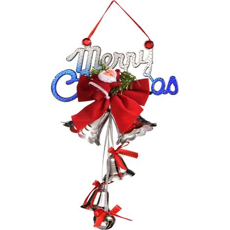 Clochette De Décoration De Noël - Pour Porte Et Arbre De Noël - Intérieur Extérieur - Lot De 6 (1/5)