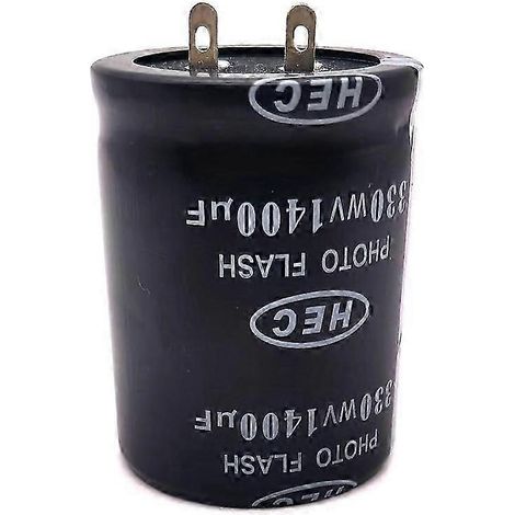 Condensateur Godox 330 V 1400 µF pour lampes torches compatibles - Compatible avec les modèles V1, V850I/II, V860I/II/III, TT685 et TT600 - Pièce de rechange facile à installer WHBYV (1/4)