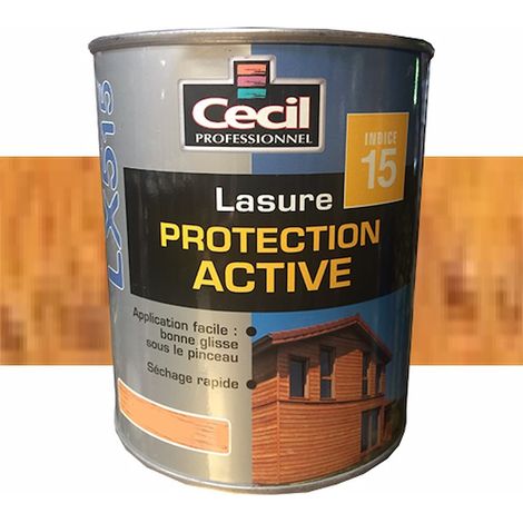 Lasure LX515 Protection Active CECIL Châtaignier 5 L (1/2)