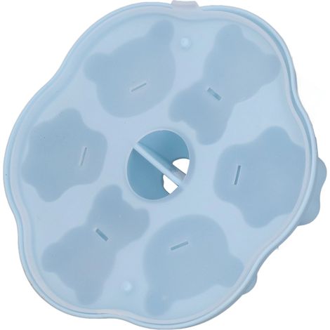Silikon-Geleeform, niedliche Bären-Katzenpfoten-Eiswürfelform, Kuchen-Puddingform mit Deckel für die Küche, blau (1/5)