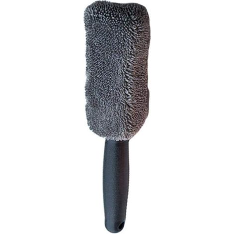 Brosse de Jante de Pneu de Roue en Microfibre, Brosse de Pneu en Microfibre Douce et Délicate et, 10,63 1,97 Pouces, avec Une Bonne Absorption d'eau, pour Accessoires de (Grey). (1/5)