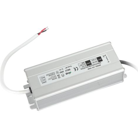 Alimentation LED étanche IP67 haute efficacité, petite taille, protection de sécurité, transformateur 12V AC 100-265V avec prise UE (1/5)