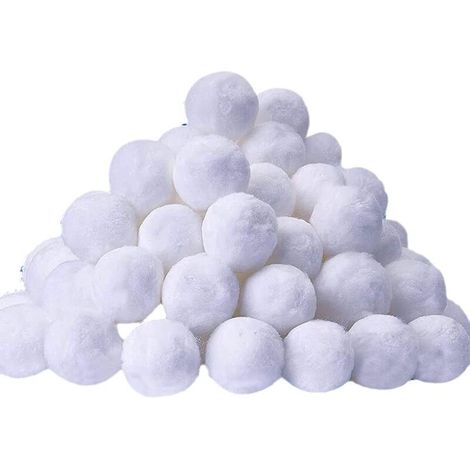 Balls Filtrantes, 1500g Boules de Filtre de Piscine Peut Remplacer 54kg Sable Filtrant, Convient à Divers Systèmes de Filtration, Filtre à Sable (1/5)
