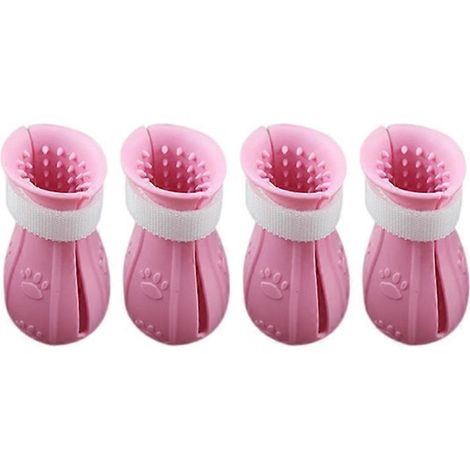 Protège-griffes en silicone respirant pour le toilettage des animaux de compagnie et le bain (1/5)