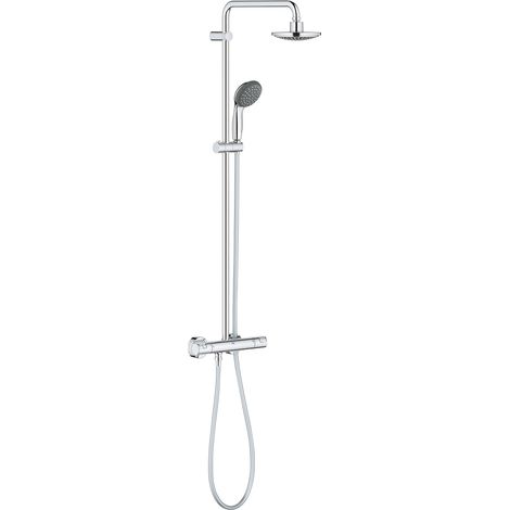 Columna de ducha termostática GROHE QUICKFIX 160 mm redonda (1/5)