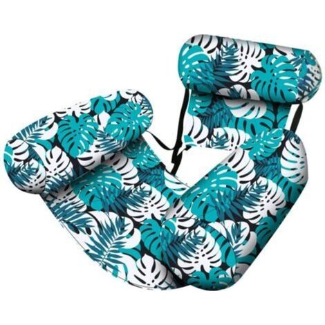 Bouee Piscine Matelas Gonflables pour Piscine Hamac Gonflable Piscine frites de piscine gonflables ultra-résistantes, idéales pour les fêtes, l'été -Avec pompe à air (1/5)