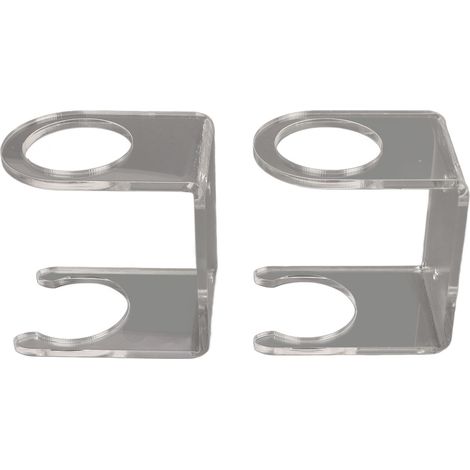 2PCS Support Mural Pour Batte de Baseball en Acrylique Porte Balles Étagère Exposition pour Maison Stade Bureau Collection Transparent (1/5)