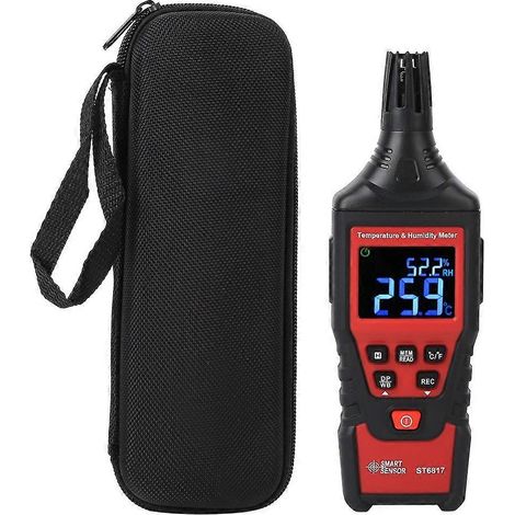 Hygrothermomètre numérique portable à écran LCD ST6817 - Appareil de mesure de la température et de l'humidité (1/4)
