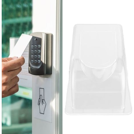 Boîtier de contrôle d'accès transparent pour villa PV, étanche à la pluie, verrouillable par empreinte digitale, étanche, sonnette vidéo/lecteur de cartes, accessoires (1/5)