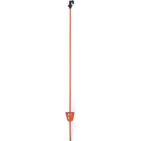 Piquet acier avec isolateur en tète 105 cm (Lot de 5 )