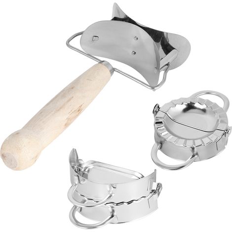 Manuelles Teigtaschen-Set aus Edelstahl 304 mit Teigtaschenformer, Küchenutensilien (1/5)