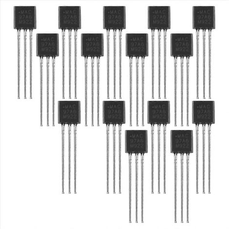 15 Stück MAC97A6 97A6 Triac Bidirektionaler Thyristor 600V 1A Los (1/5)