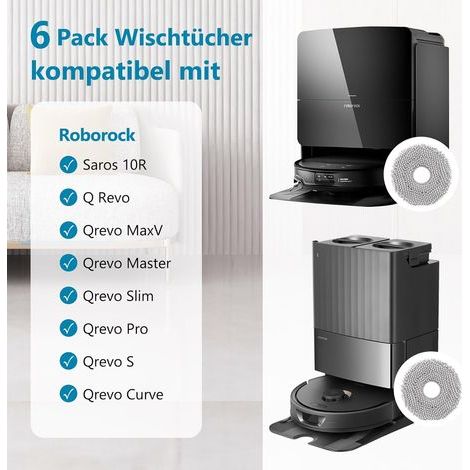 6 - Serpillère - Microfibre - Lavable et réutilisable - Pour nettoyage sols durs - Gris - 20x20cm (1/5)