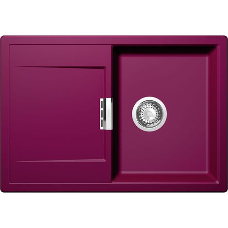 Schock Einbauspüle Cristadur Mono D-100 S A Berry BRY Exzenterbedienung (1/3)