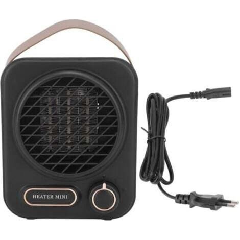 Mini radiateur 1000 W économe en énergie chauffage rapide mode réglable arrêt de décharge petit radiateur de bureau pour bureau prise ue 220 V (1/4)