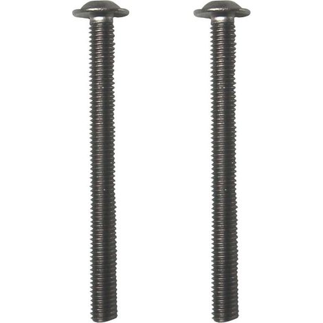 Lot de 2 vis inox M6x70 pour abattant OLFA Ariane Clip, Ariane descente assistée, Tradition descente assistée, Europe descente assistée, Universal descente assistée et Wood Slim descente assistée