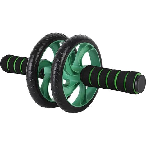 Équipement roue abdominale deux roues, aptitude fitness entraînement muscles ventre
