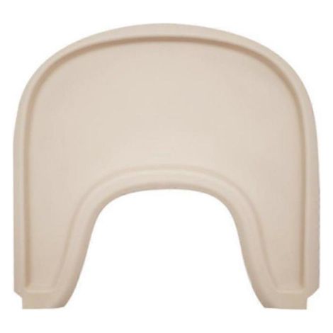 Vassoio per seggiolone Stokke in rosa baby per pasti organizzati e piacevoli con sottobicchiere in silicone beige (1/5)