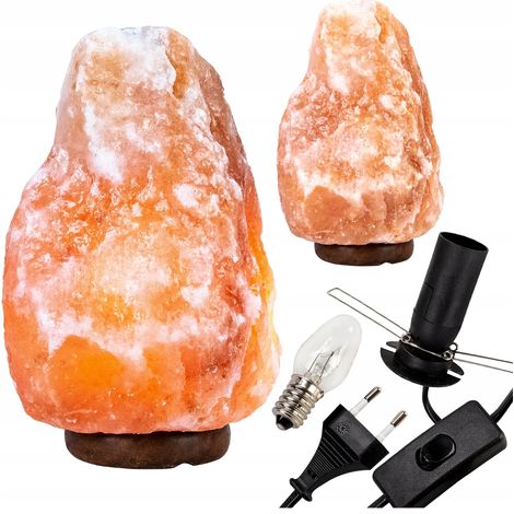 Salzlampe 7-9 kg - Luftionisator mit natürlichem Himalaya-Salz