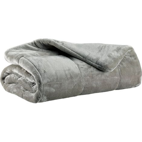 Jeté de Lit Matelassé Perle 225 x 260 cm Couvre-lit en Microfibre Douce - PANGIVO (1/3)