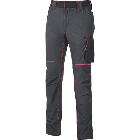U-Power PANTALONE WORLD LADY Col. Grigio/Fucsia Mis. L