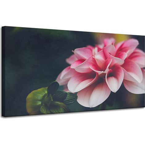 Lienzo impreso Botanica Pink Dahlia 120x60 cm