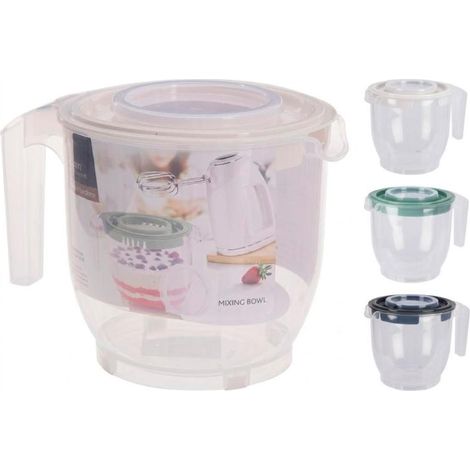EXCELLENT jarras mezclas plastico 2200 ml surtida , Jarra mezcladora de plástico 2200 ml surtida, un recipiente práctico y ligero diseñado para mezclar, preparar y conservar alimen