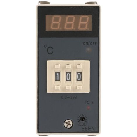 Thermostat numérique, contrôle automatique haute stabilité E5EM facile à visualiser Thermocouple de type K ignifuge sûr pour machines alimentaires (1/5)