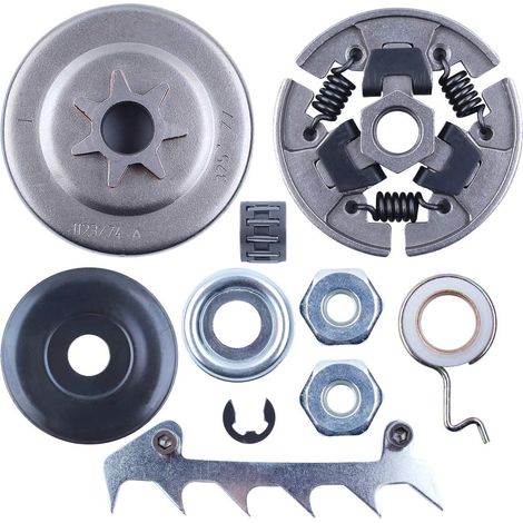 Kit d'embrayage à tambour de 325 pouces avec vis à pointe, engrenage sans fin, adapté pour STIHL MS210 MS230 MS250 025 023 021 Rechange de tronçonneuse (1/5)