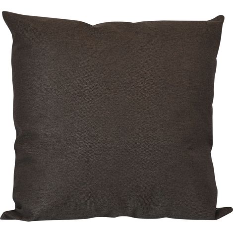 Ensemble de 3 coussins déco imperméables 45x45 pour canapé Nettuno - Marron