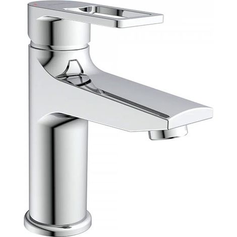 Verchromte Waschbecken-Mischbatterie - MIT/DER/CRO