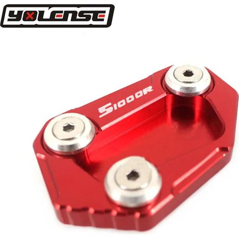 (Rouge) Compatible avec BMW S1000R S1000 R S 1000R 2014-2020 2018 2017 2016 Béquille latérale d'extension pour moto, support et extension de béquille maxpower (1/4)
