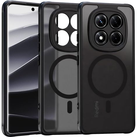 Funda MagSafe negra mate para Xiaomi Redmi Note 14 Pro 5G / 14 Pro Plus (1/5)